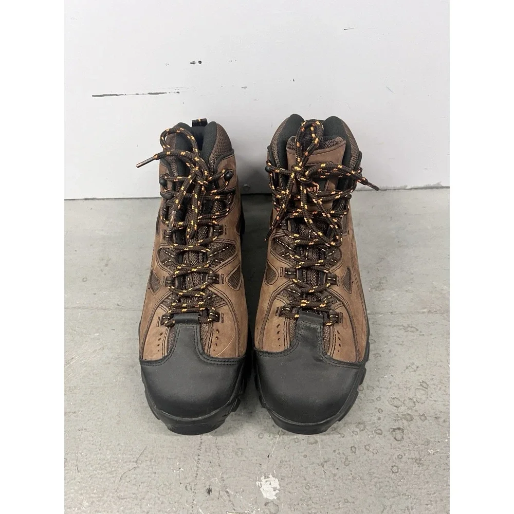 Wolverine Men's Brown Safety Toe Work Boots Waterproof Hiking Workwear Size 9.5M